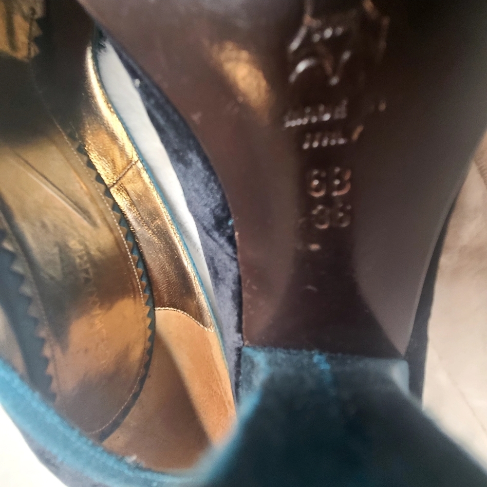 Vintage BCBGeneration Blue Heels with Elegant Design - Picture 7 of 8